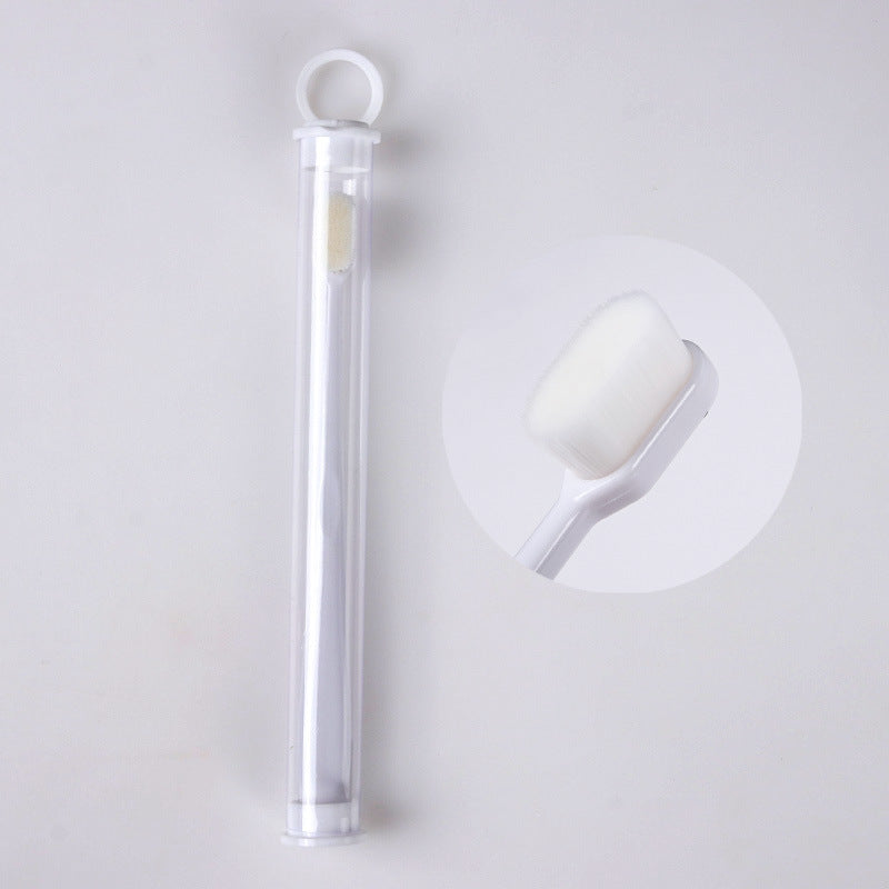 Ultra-Fine Toothbrush – Super Soft Bristle Deep Cleaning Brush for Sensitive Gums, Portable Oral Care Travel Set