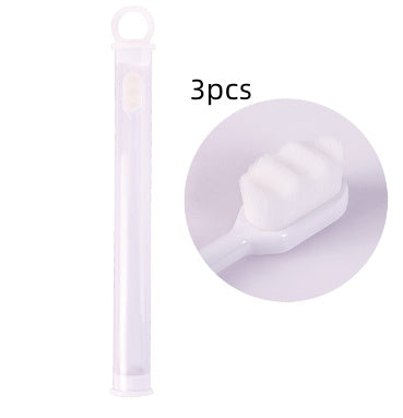 Ultra-Fine Toothbrush – Super Soft Bristle Deep Cleaning Brush for Sensitive Gums, Portable Oral Care Travel Set