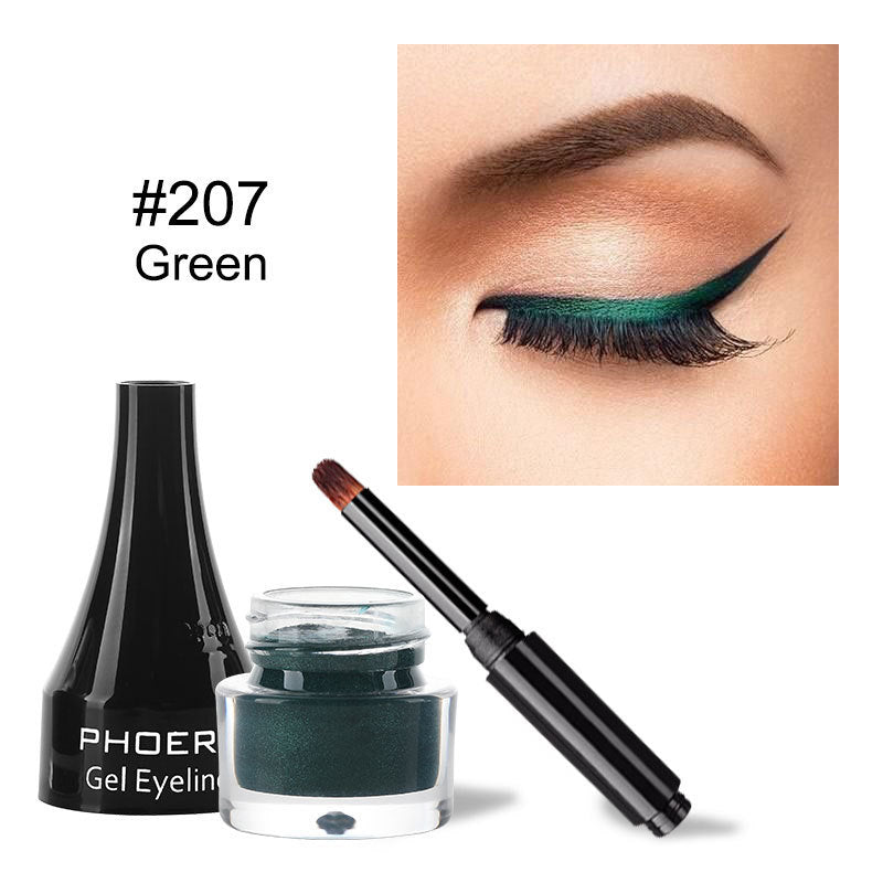 PHOERA Ten-Color Eyeliner – Long-Lasting Precision Liquid Eyeliner Pen, Available in 10 Bold Shades