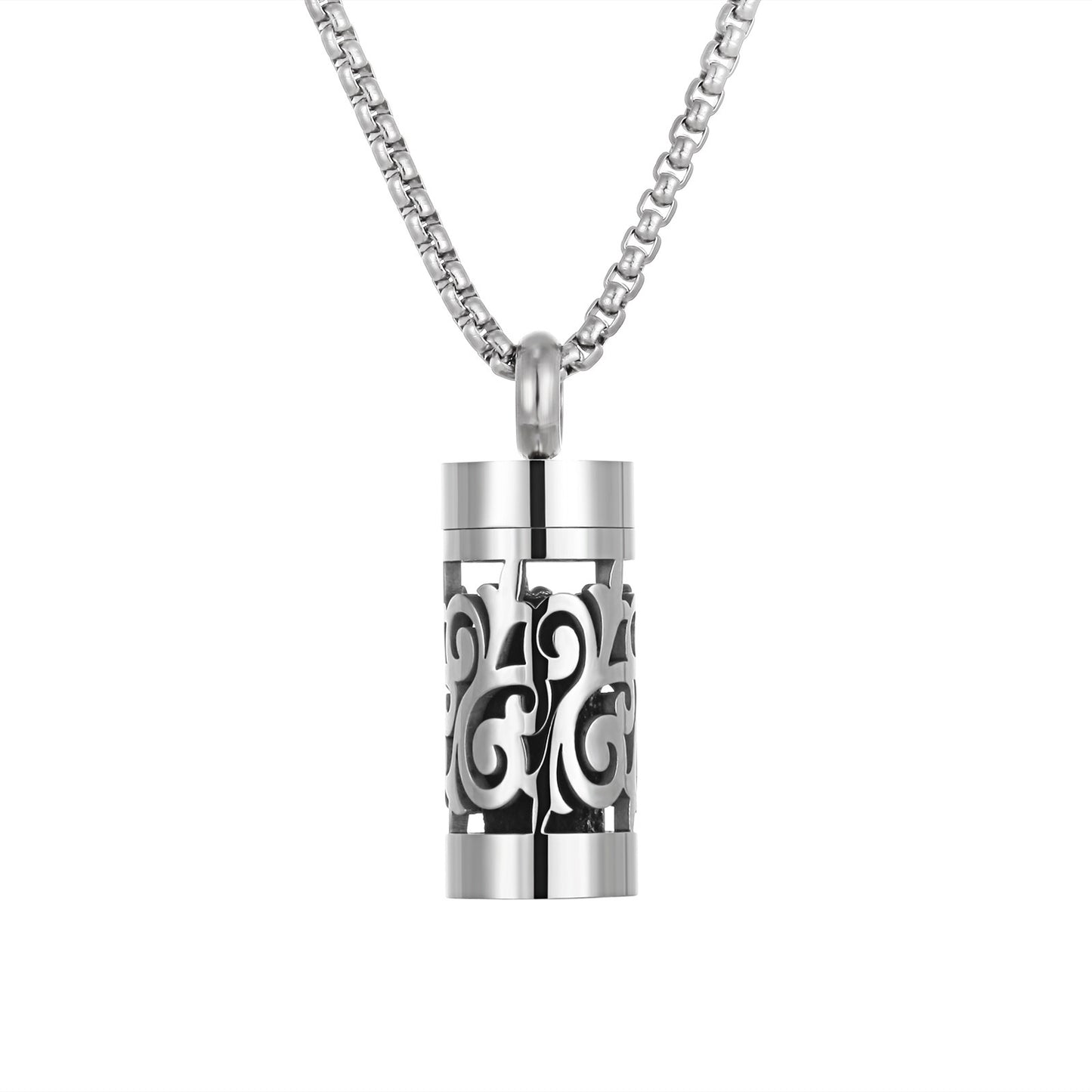 Aromatherapy Stainless Steel Pendant Perfume Diffuser Necklace