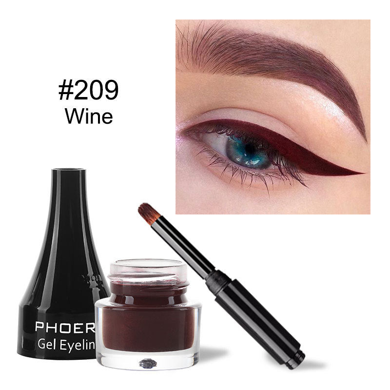 PHOERA Ten-Color Eyeliner – Long-Lasting Precision Liquid Eyeliner Pen, Available in 10 Bold Shades
