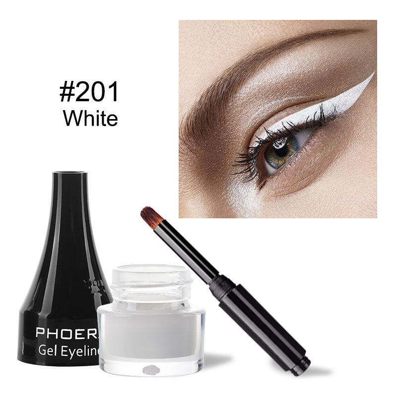 PHOERA Ten-Color Eyeliner – Long-Lasting Precision Liquid Eyeliner Pen, Available in 10 Bold Shades