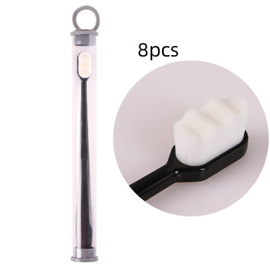 Ultra-Fine Toothbrush – Super Soft Bristle Deep Cleaning Brush for Sensitive Gums, Portable Oral Care Travel Set