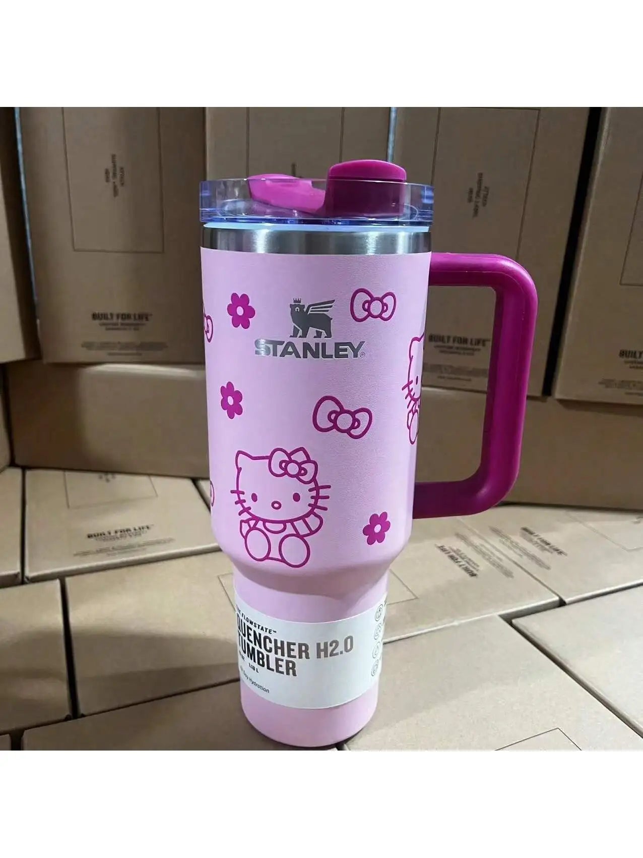 Stanley Quencher H2.0 Tumbler – 40 oz Flowstate Travel Cup with Handle & Straw
