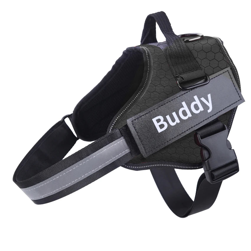 Personalized No-Pull Dog Harness – Reflective, Adjustable, & Choke-Free