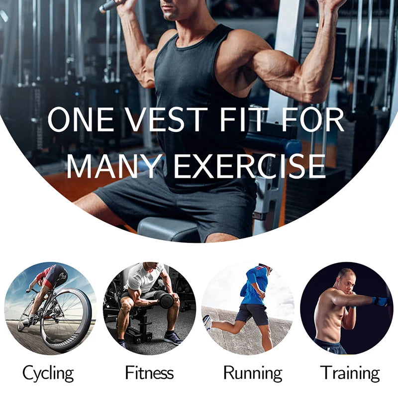 Men's Neoprene Sauna Waist Trainer Vest – Slimming Body Shaper Sweat Tank | Fat Burner Corset with Back Support for Gym & Weight Loss