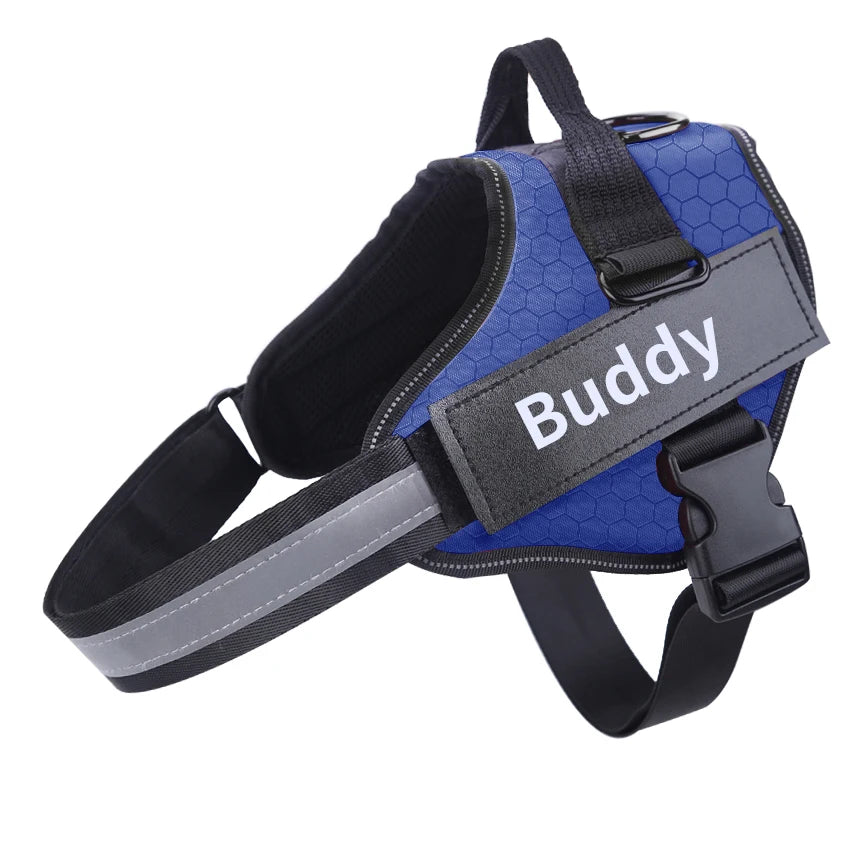 Personalized No-Pull Dog Harness – Reflective, Adjustable, & Choke-Free
