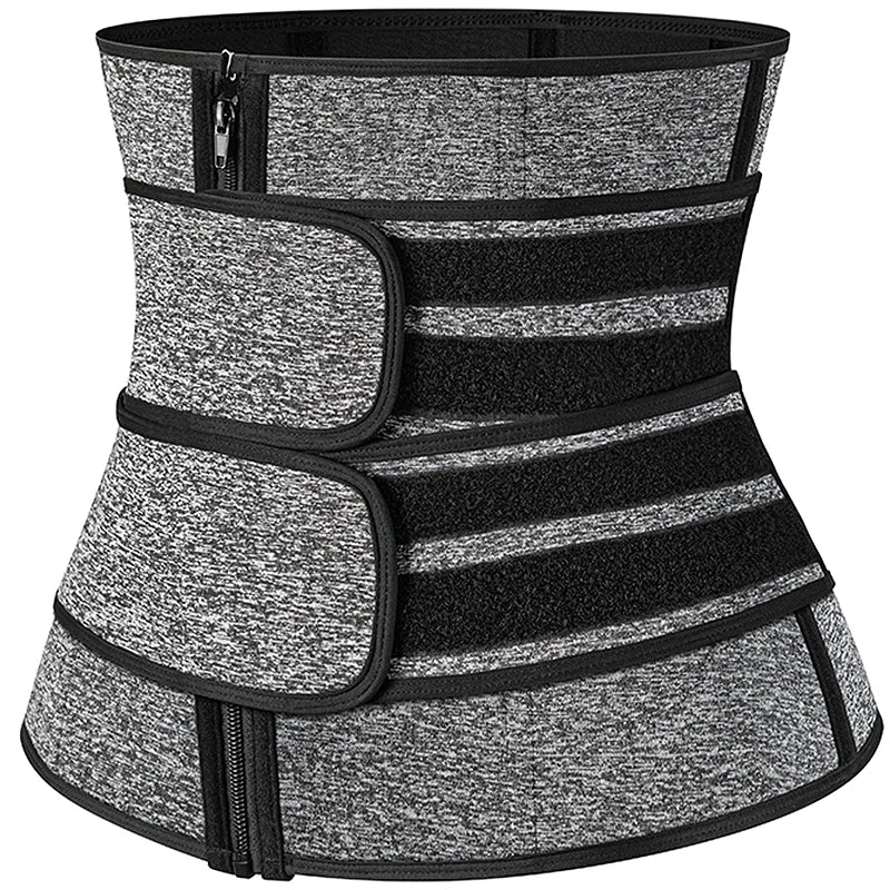 Men’s Neoprene Sauna Waist Trainer – X-Shaped Steel Bone Sweat Belt | Adjustable Belly Slimming Trimmer for Workouts & Weight Loss