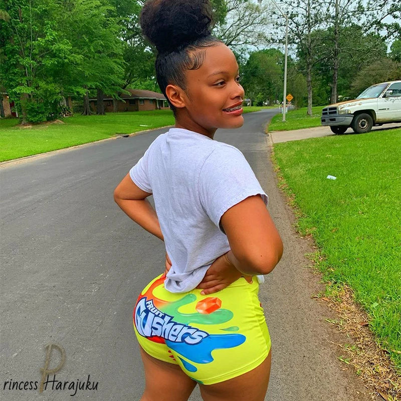 Plus Size Mid Waist Shorts – Comfortable, Casual, and Cute