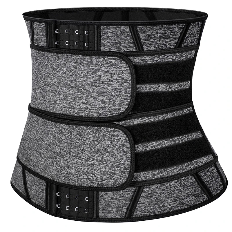Men’s Neoprene Sauna Waist Trainer – X-Shaped Steel Bone Sweat Belt | Adjustable Belly Slimming Trimmer for Workouts & Weight Loss