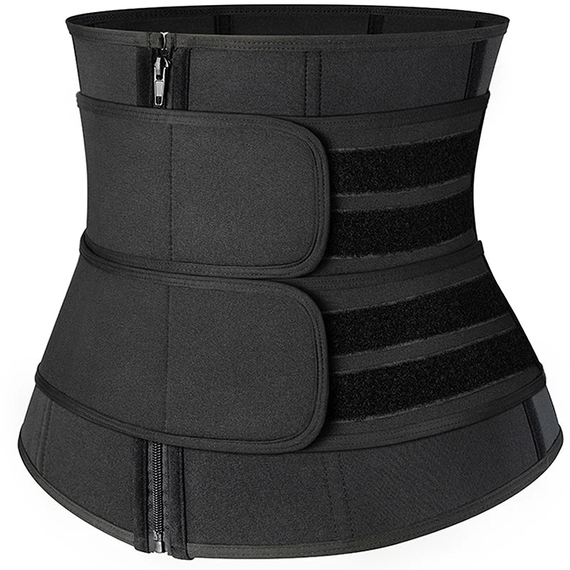 Men’s Neoprene Sauna Waist Trainer – X-Shaped Steel Bone Sweat Belt | Adjustable Belly Slimming Trimmer for Workouts & Weight Loss