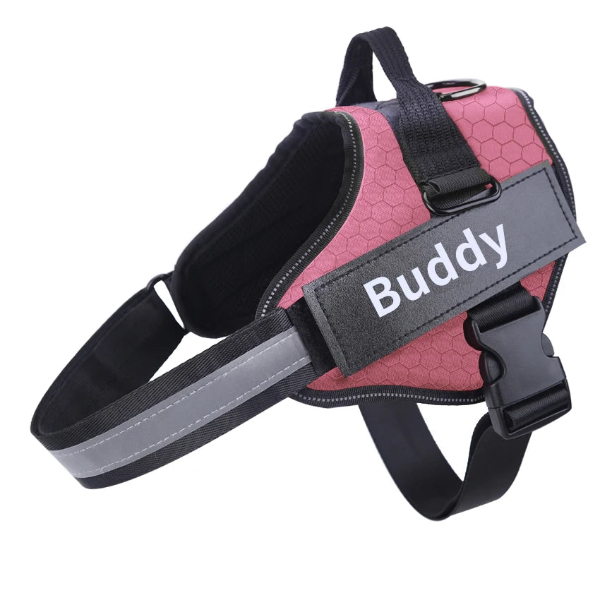 Personalized No-Pull Dog Harness – Reflective, Adjustable, & Choke-Free