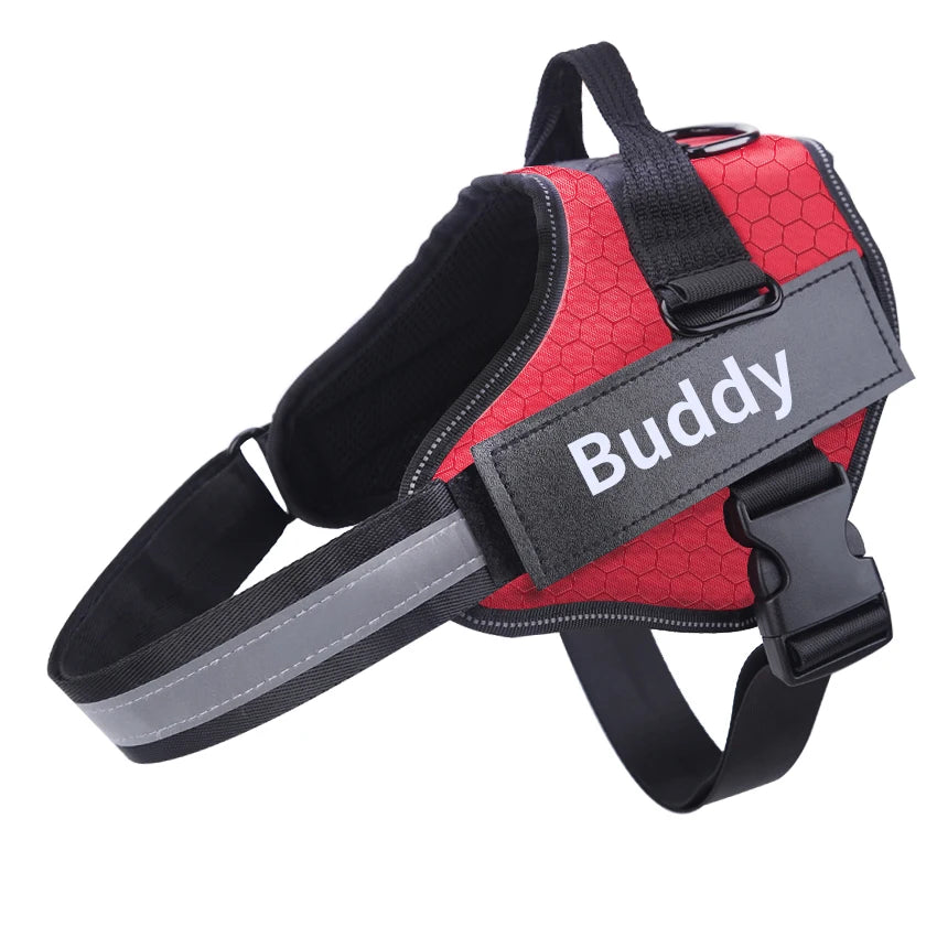 Personalized No-Pull Dog Harness – Reflective, Adjustable, & Choke-Free