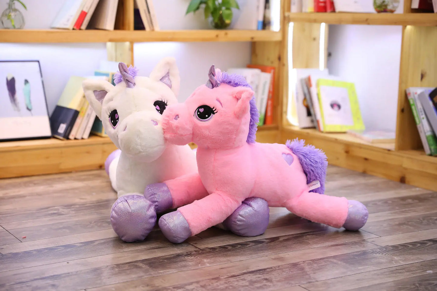 Giant Unicorn Plush Toy – Soft, Magical & Cuddle-Ready (25–100CM)