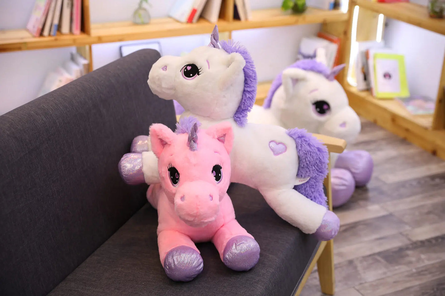 Giant Unicorn Plush Toy – Soft, Magical & Cuddle-Ready (25–100CM)