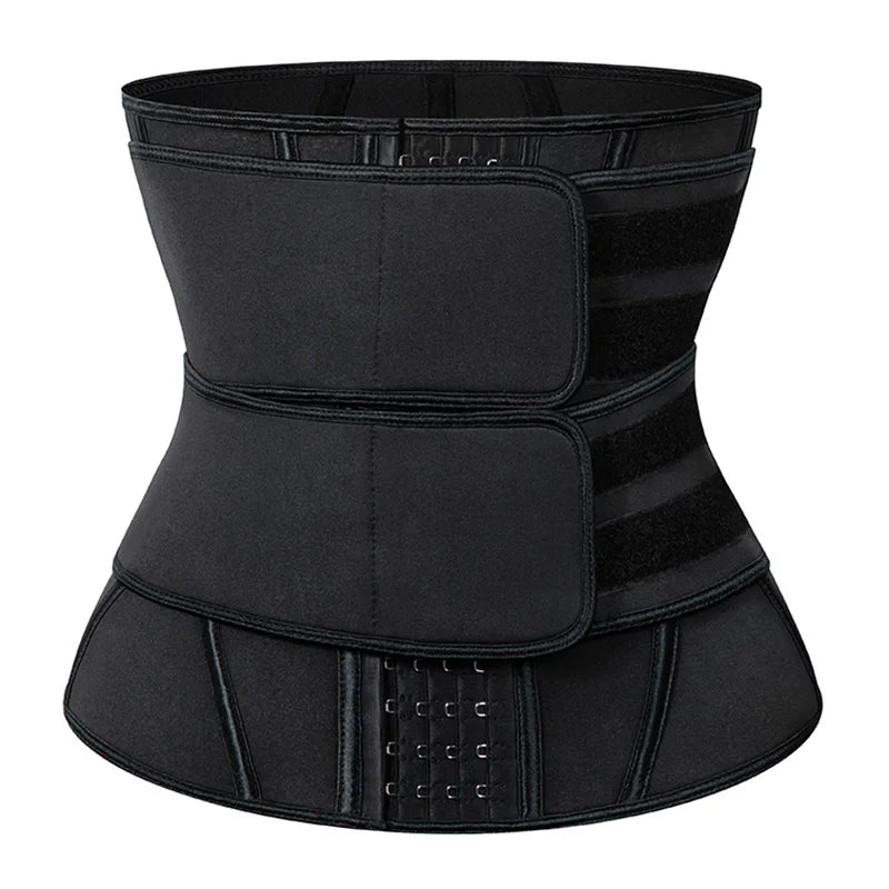 Men’s Neoprene Sauna Waist Trainer – X-Shaped Steel Bone Sweat Belt | Adjustable Belly Slimming Trimmer for Workouts & Weight Loss