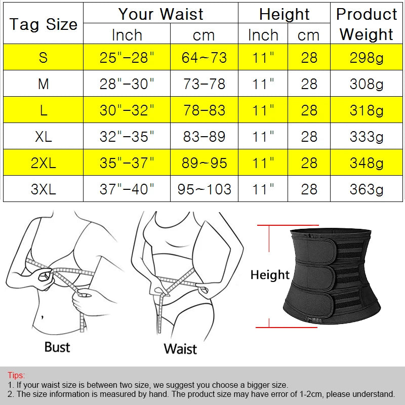 Men's Waist Trainer Fitness Belt – Sauna Sweat Corset Slimming Girdle | Body Shaper for Weight Loss & Back Support