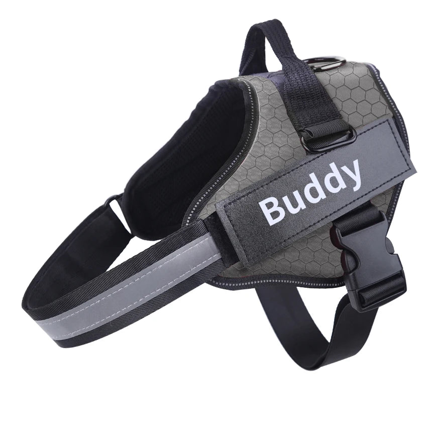 Personalized No-Pull Dog Harness – Reflective, Adjustable, & Choke-Free