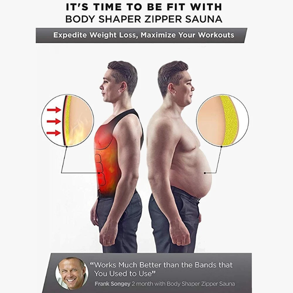 Men’s Neoprene Sauna Waist Trainer – X-Shaped Steel Bone Sweat Belt | Adjustable Belly Slimming Trimmer for Workouts & Weight Loss