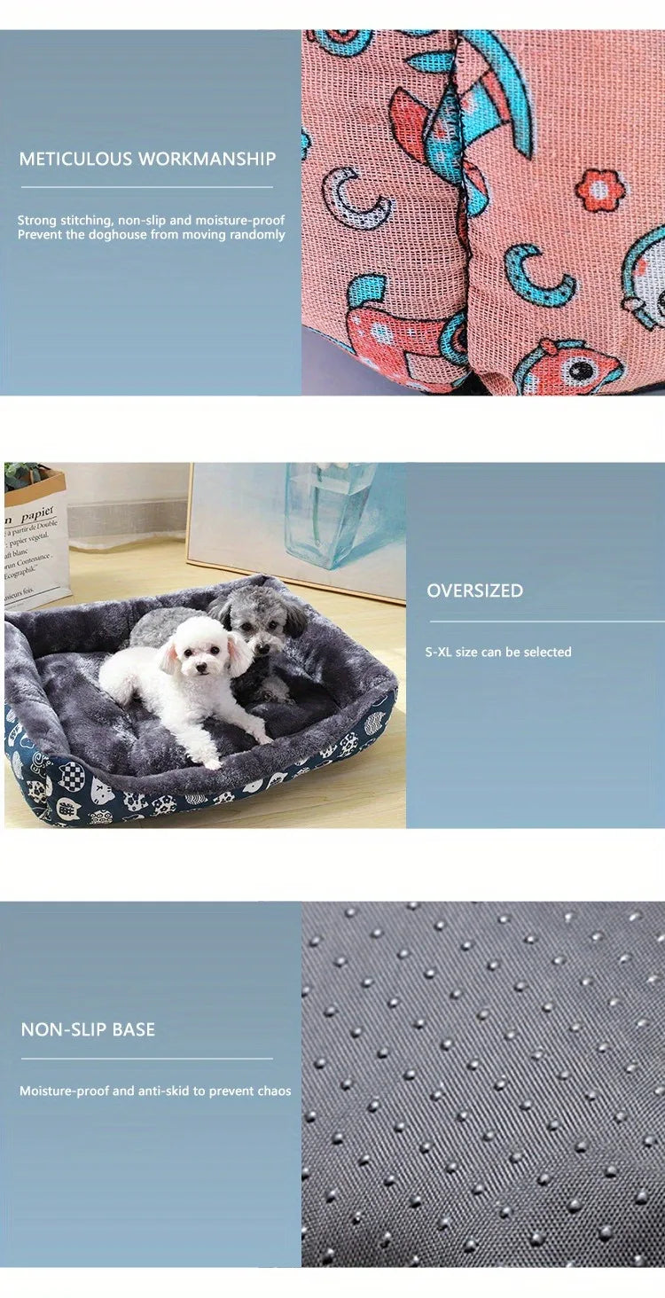 Breathable Dog Bed Sofa – Cozy Indoor Mat for Small & Medium Pets