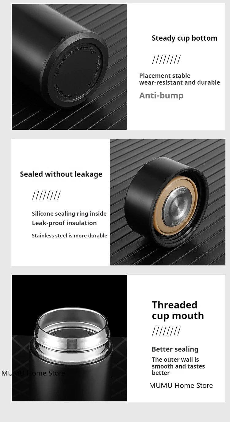 500ML Intelligent Temperature Thermos Bottle – LED Display & Stainless Steel Insulation