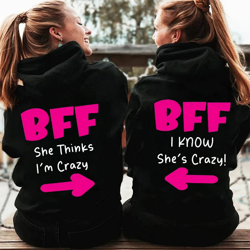 Best Friend Matching Hoodies – Cozy Zip-Up Jackets for You & Your BFF