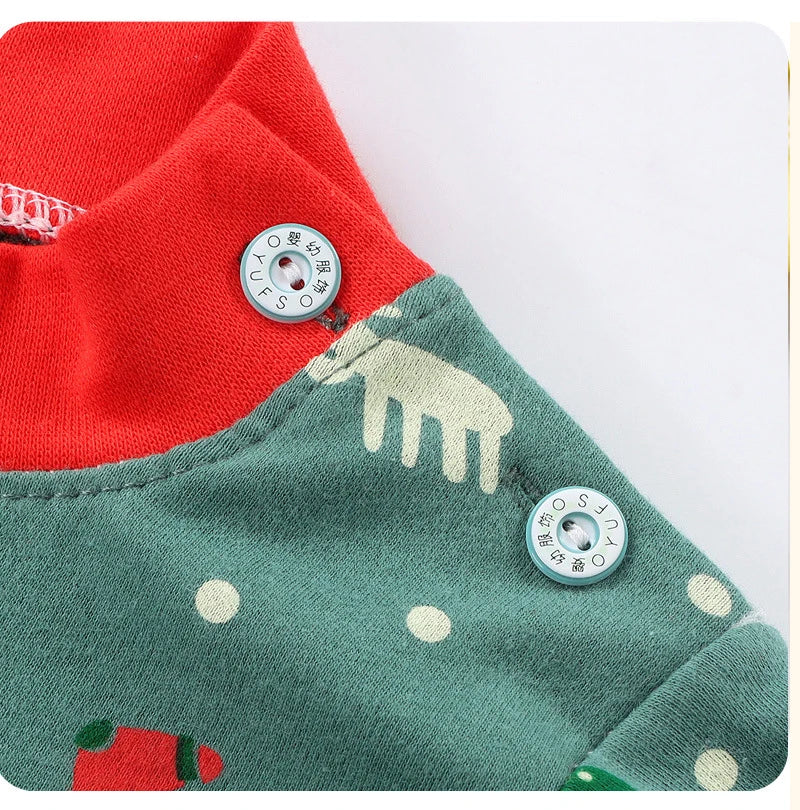 Unisex Cotton Pajama Set for Kids – Cozy Autumn & Winter Sleepwear