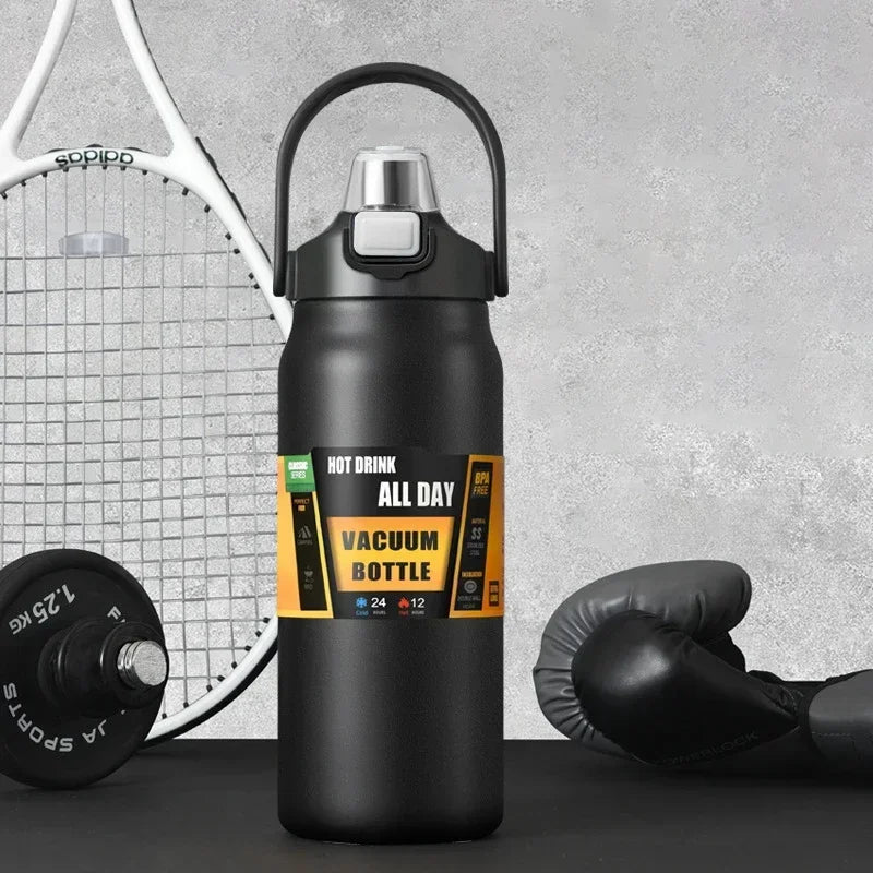 800ML / 1000ML / 1200ML Stainless Steel Thermo Water Bottle – Vacuum Insulated Travel Mug
