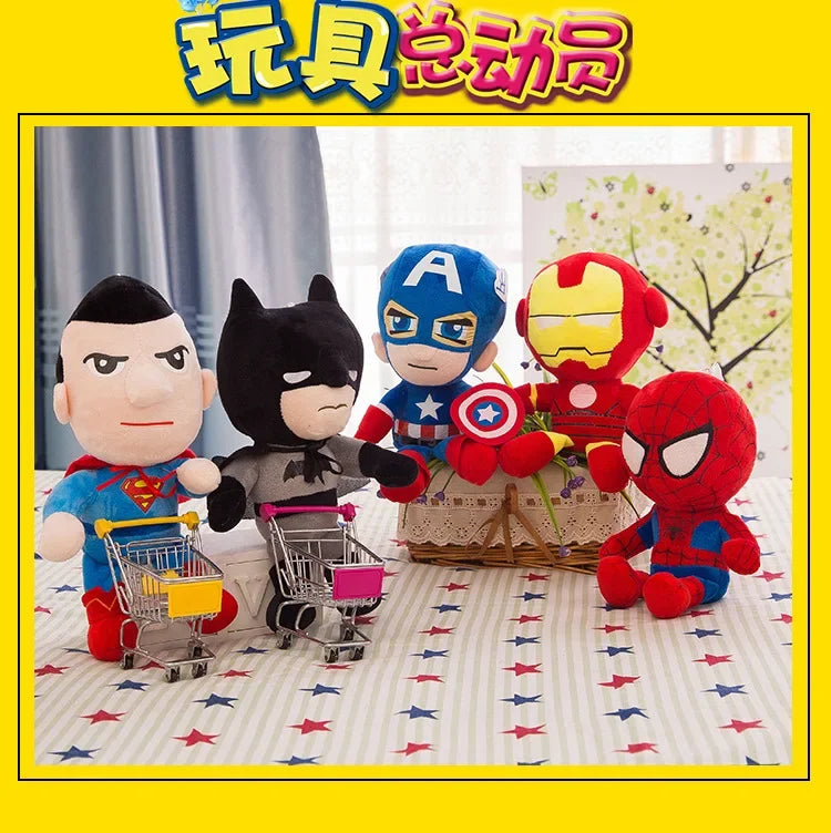 27/40cm Marvel Spiderman Plush Doll – Soft Stuffed Superhero Toy | Avengers Gift for Boys, Christmas & Birthdays