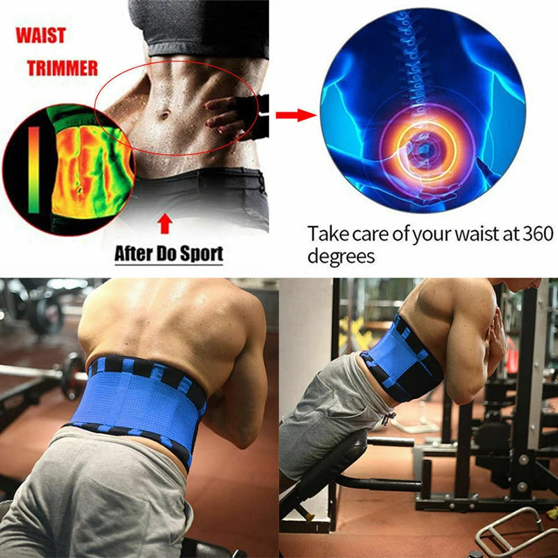 Men's Waist Trainer Vest – 2-in-1 Neoprene Slimming Body Shaper with Double Belts & Zipper | Sweat Vest for Fitness & Weight Loss