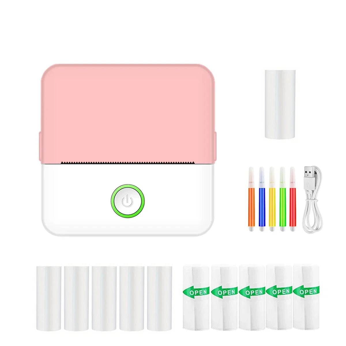 Mini Bluetooth Thermal Printer – Portable, Inkless, and Perfect for On-the-Go Printing