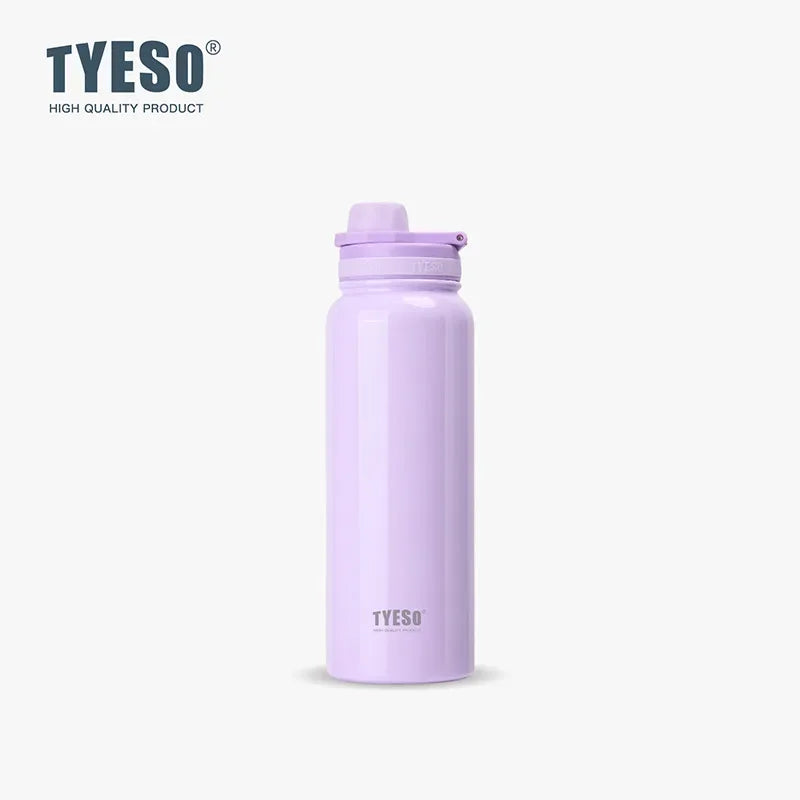 TYESO Stainless Steel Thermal Water Bottle – Insulated Sport Tumbler