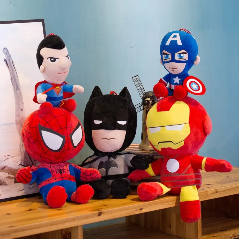27/40cm Marvel Spiderman Plush Doll – Soft Stuffed Superhero Toy | Avengers Gift for Boys, Christmas & Birthdays