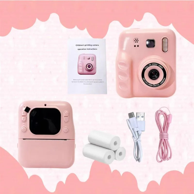 Children's Polaroid print camera