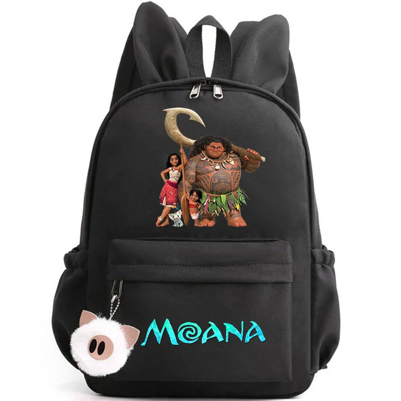 Disney Moana Backpack – Stylish & Practical with Playful Rabbit Ears for Kids and Teens