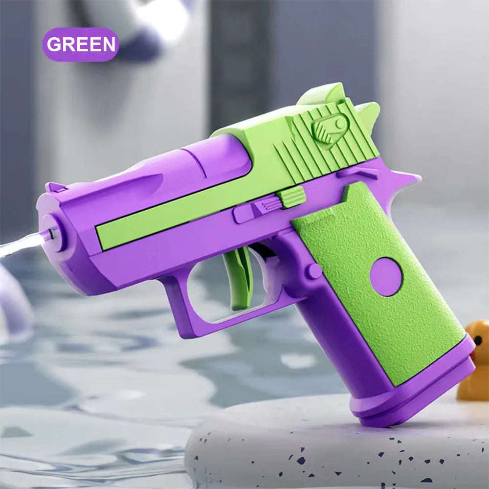 Manual Desert Eagle Style Water Gun – Summer Toy Pistol for Boys & Girls Outdoor Beach Play