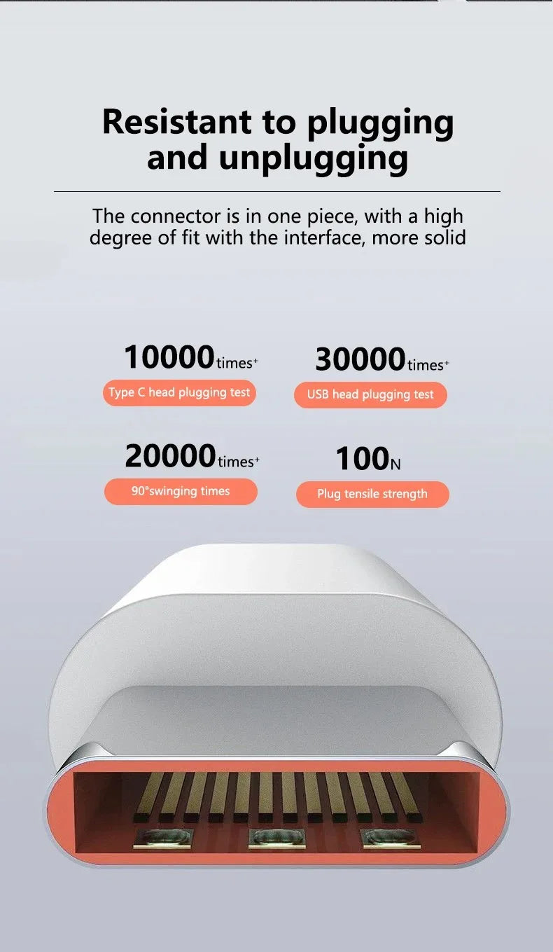 Original Xiaomi 120W USB Type-C Cable – 6A 67W Turbo Fast Charging