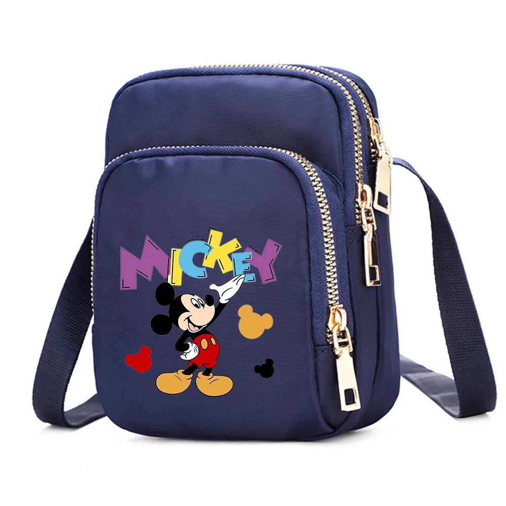 Mickey & Minnie Mouse Women’s Shoulder Bag – Crossbody Cell Phone Purse