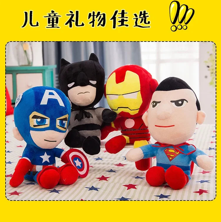 27/40cm Marvel Spiderman Plush Doll – Soft Stuffed Superhero Toy | Avengers Gift for Boys, Christmas & Birthdays