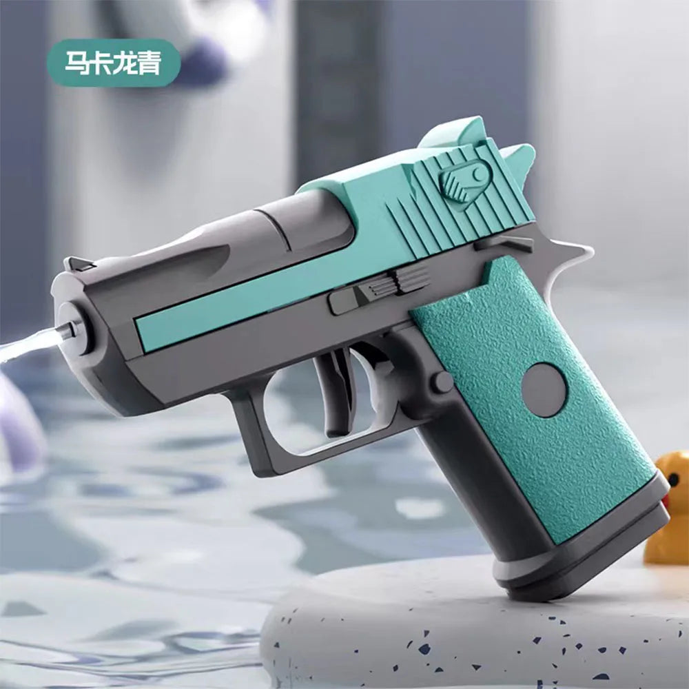 Manual Desert Eagle Style Water Gun – Summer Toy Pistol for Boys & Girls Outdoor Beach Play