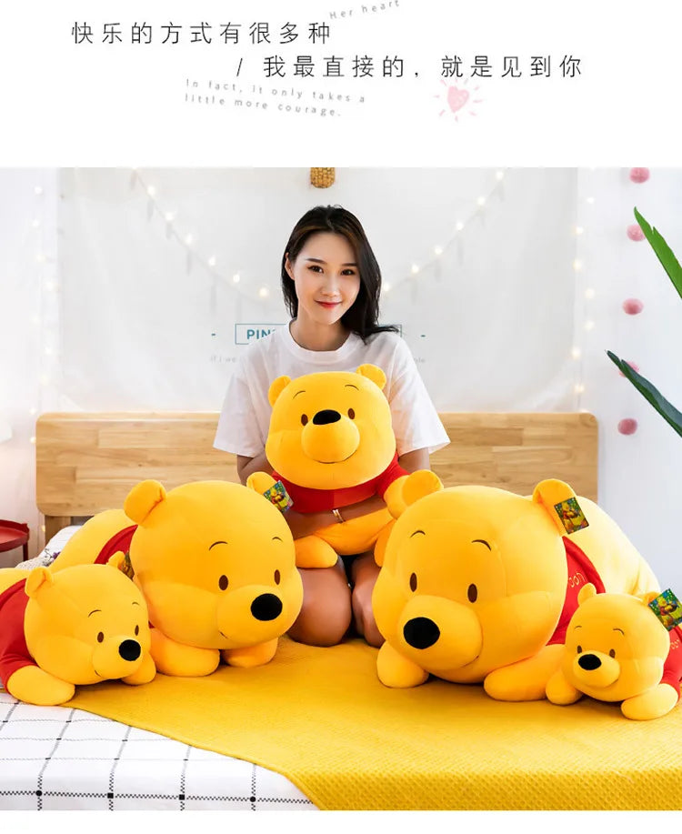 45cm Winnie the Pooh Plush Doll – Soft Disney Cartoon Stuffed Toy | Cute Gift for Girls & Kids’ Birthdays