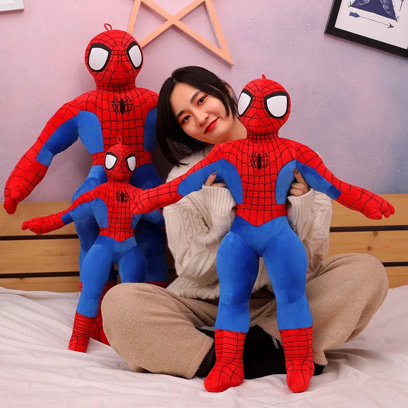 70cm Giant Spider-Man Plush Doll – Soft Stuffed Superhero Pillow | Marvel Cartoon Toy Gift for Boys & Kids’ Birthdays