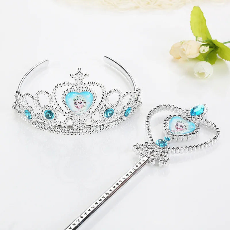 Frozen Elsa Snowflake Wand – Light-Up Sound Toy for Girls | Princess Cosplay & Christmas Gift