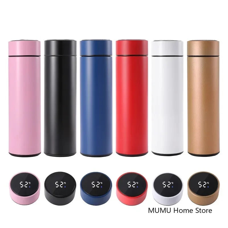 500ML Intelligent Temperature Thermos Bottle – LED Display & Stainless Steel Insulation