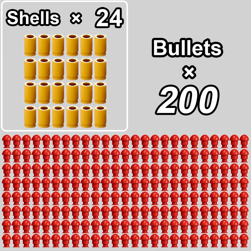 Soft EVA Foam Bullets and Shells for M1911 Colt Toy Guns – Safe Shooting Game Accessories