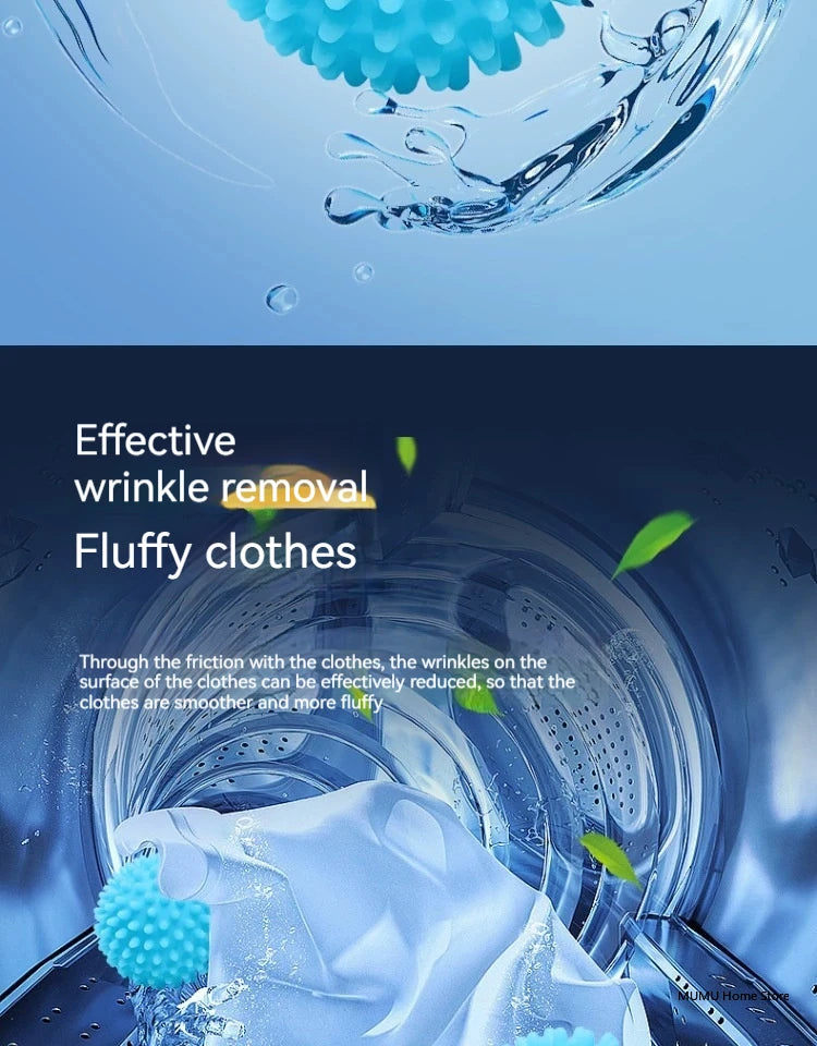 Reusable Laundry Balls – Fabric Softener Dryer Balls for Washing Machine