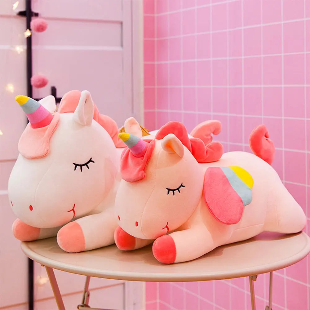 Unicorn Plush Sleeping Pillow – Soft Stuffed Animal in Multiple Colors | Magical Birthday Gift for Children