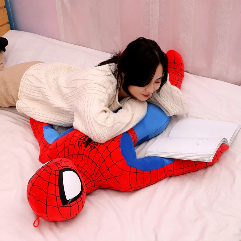 70cm Giant Spider-Man Plush Doll – Soft Stuffed Superhero Pillow | Marvel Cartoon Toy Gift for Boys & Kids’ Birthdays