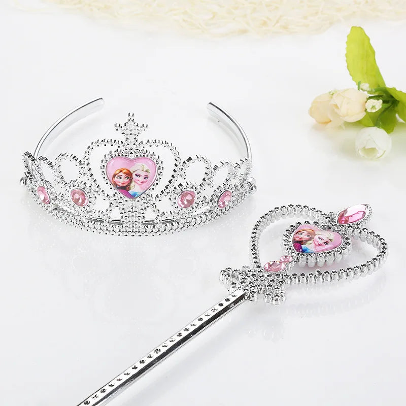 Frozen Elsa Snowflake Wand – Light-Up Sound Toy for Girls | Princess Cosplay & Christmas Gift