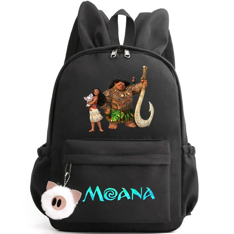 Disney Moana Backpack – Stylish & Practical with Playful Rabbit Ears for Kids and Teens